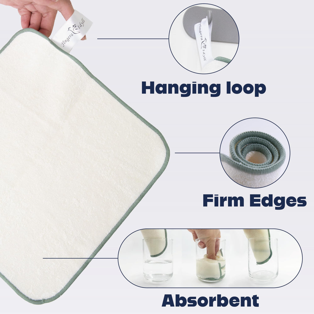 Jingera Idyll travel-friendly washcloths dry quickly for on-the-go use
