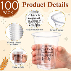 Jingmore 12oz black wedding cup, variant for modern reception styling