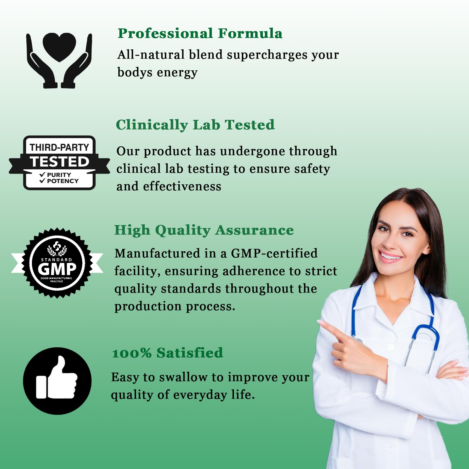 Packaging close-up showing Non-GMO, Kosher, Gluten-Free labels