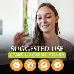 Made in USA mark on Jiva Botanicals Artemisia Annua capsules