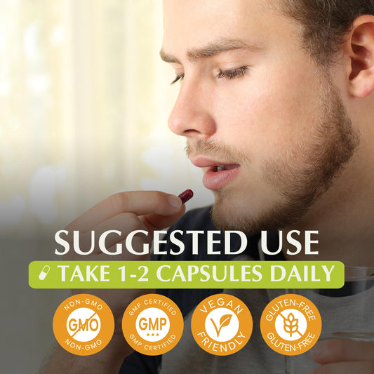Close-up of Jiva Botanicals Shilajit capsules bottle