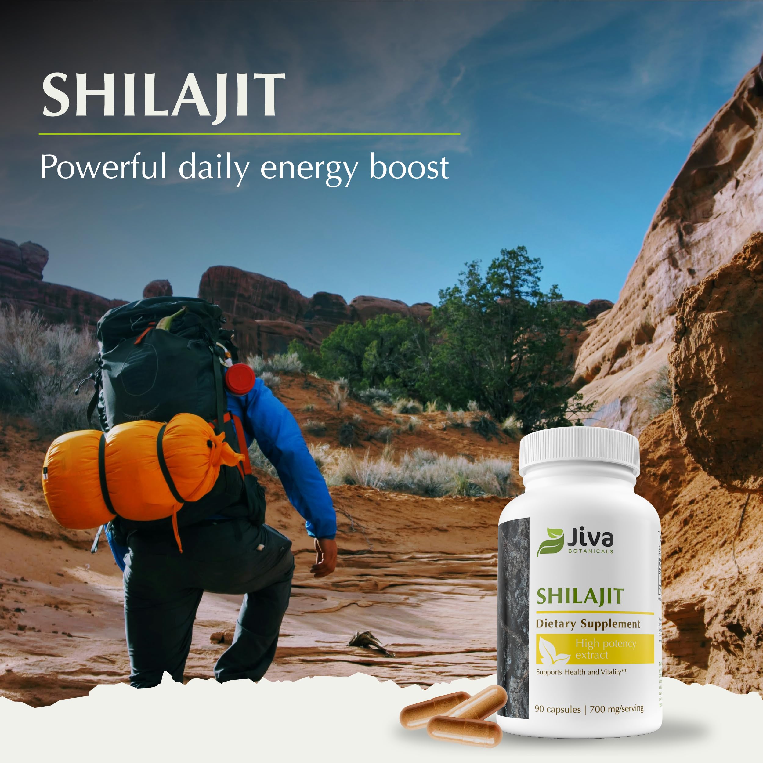 Vegan and gluten-free Shilajit capsules