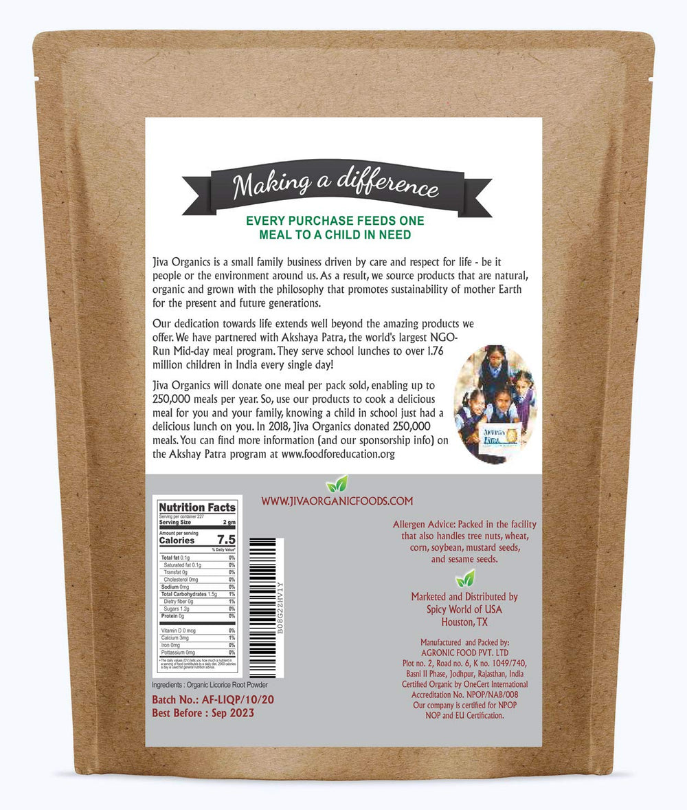 Open bulk bag with powder inside for scale