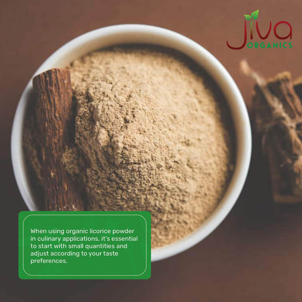 Licorice root powder sourced from India (Glycyrrhiza glabra)