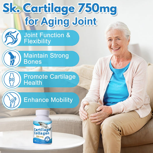 Cartilage supplement supporting joint function and bone density