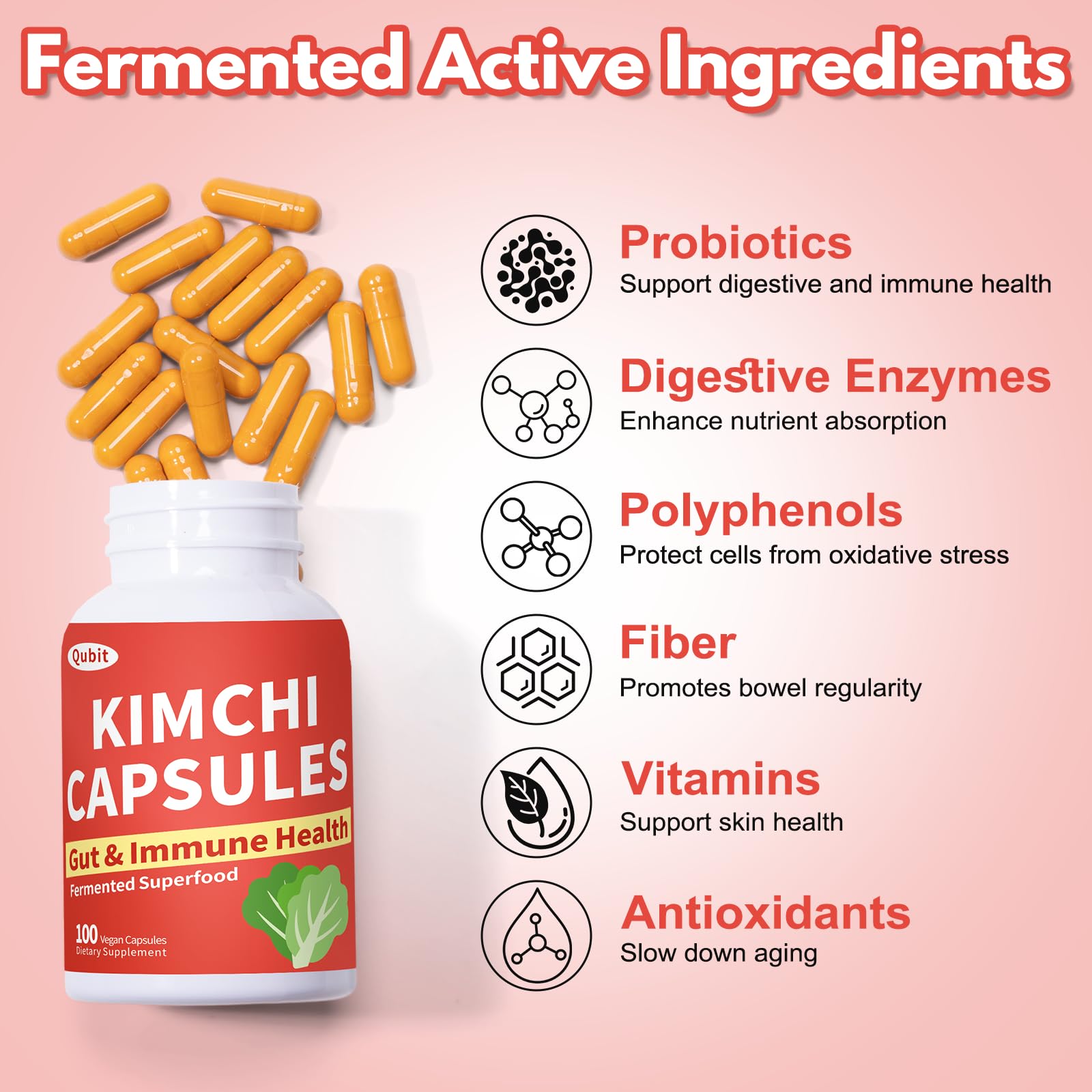 Fermented vegetables visual representing fermentation