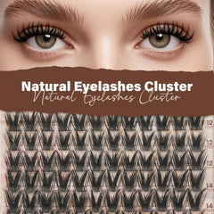 JMS&JMS 14mm manga wispy lash clusters create defined yet light volume.