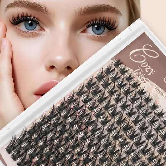 JMS&JMS 8mm manga wispy lash clusters for natural daytime enhancement.