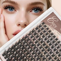 JMS&JMS 8mm manga wispy lash clusters for natural daytime enhancement.