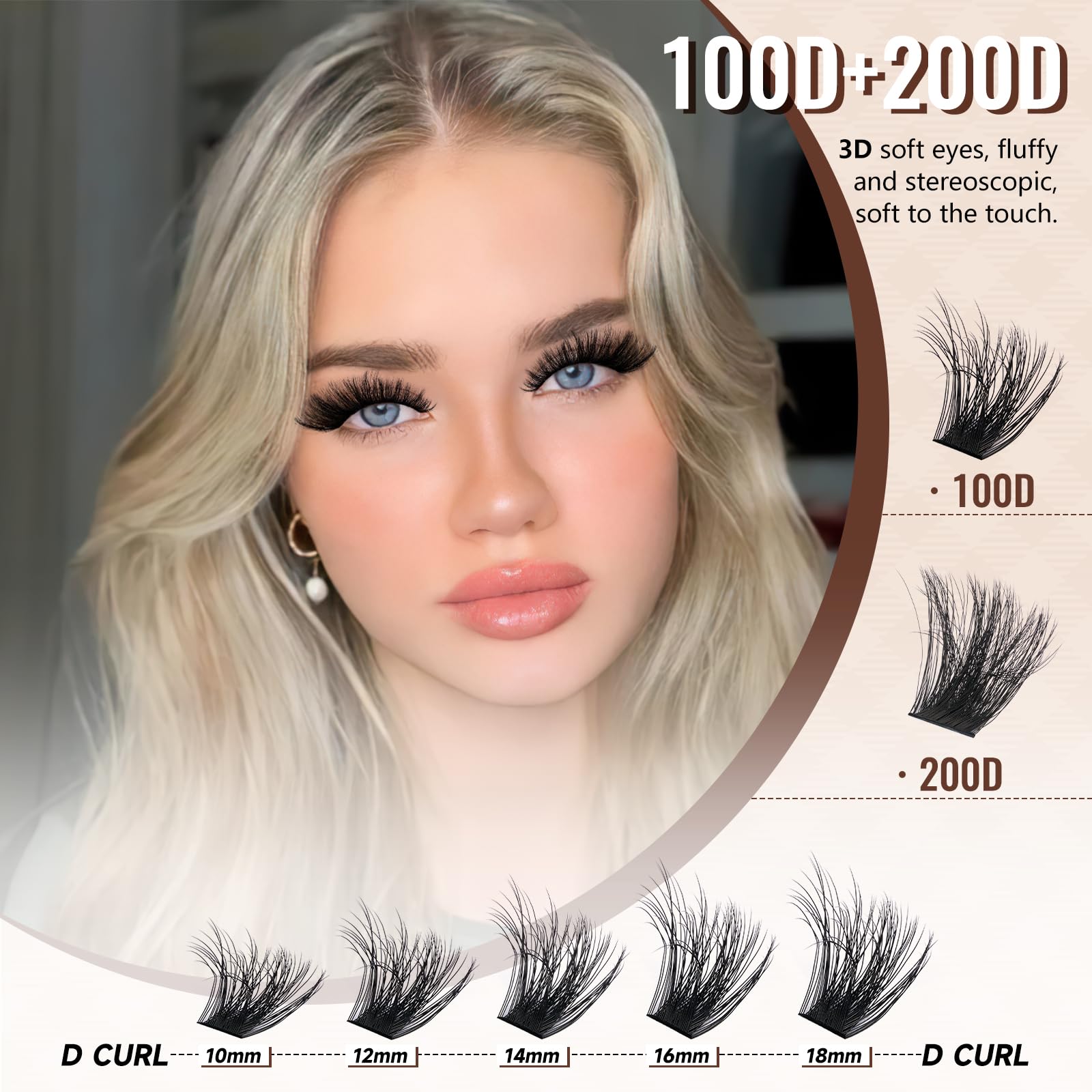 JMS&JMS DCurl 100D+200D volume clusters deliver bold definition at home.