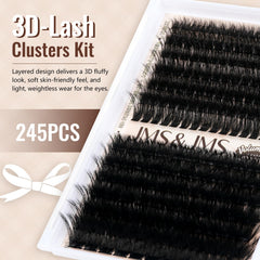 JMS&JMS featherlight wear reduces pressure while enhancing lash volume.
