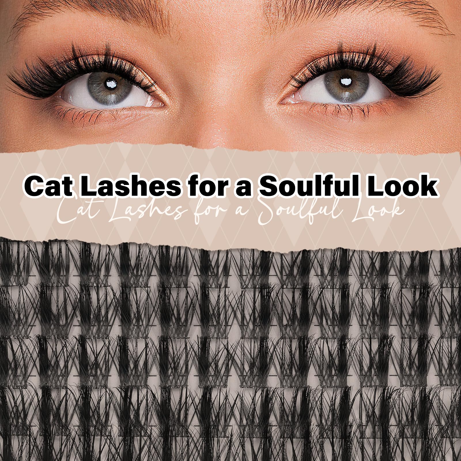 JMS&JMS lightweight lashes provide all-day comfortable wear.