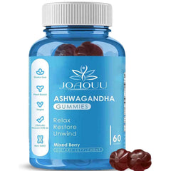 Joaouu Ashwagandha Gummies KSM-66 bottle label - 60 count