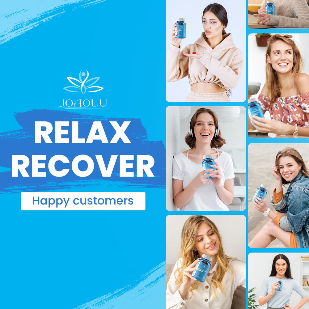 Concept image showing energy, focus, and relaxation benefits