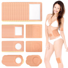 Joceiae 60 piece castor oil patches set showing four sizes