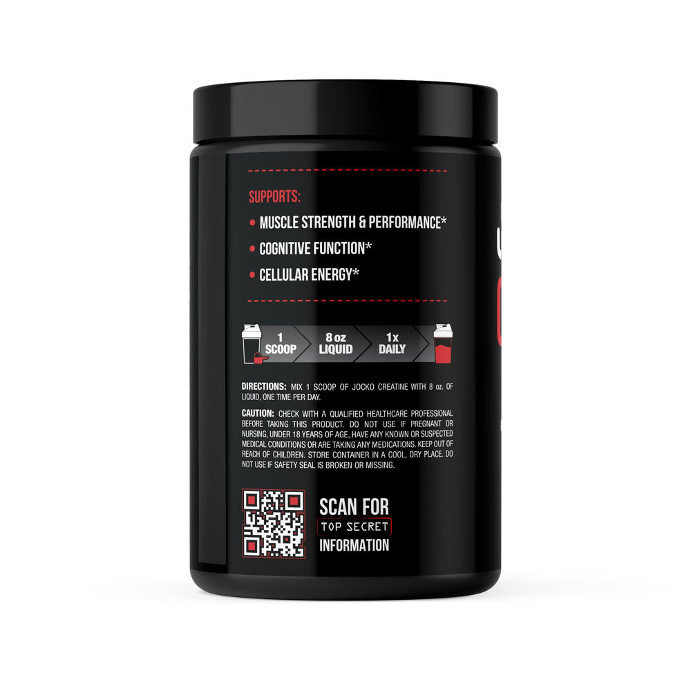 Jocko Fuel Creatine Monohydrate travel packets ready to mix on the go.