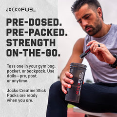 Nutrition facts label on Creatine Stick Pack