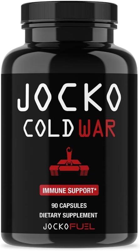Jocko Fuel Immune Support bottle label on white background