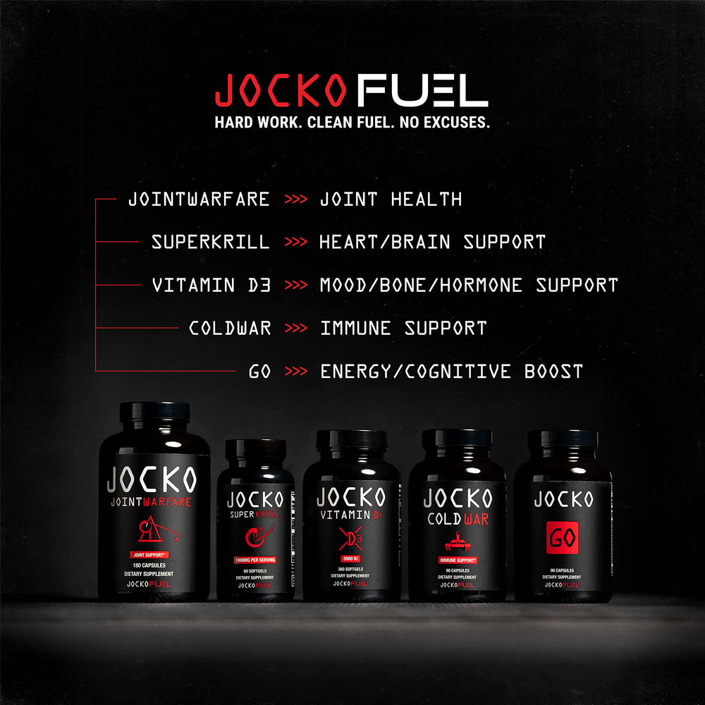 Lifestyle image of active joints supported by Jocko Fuel Joint Support