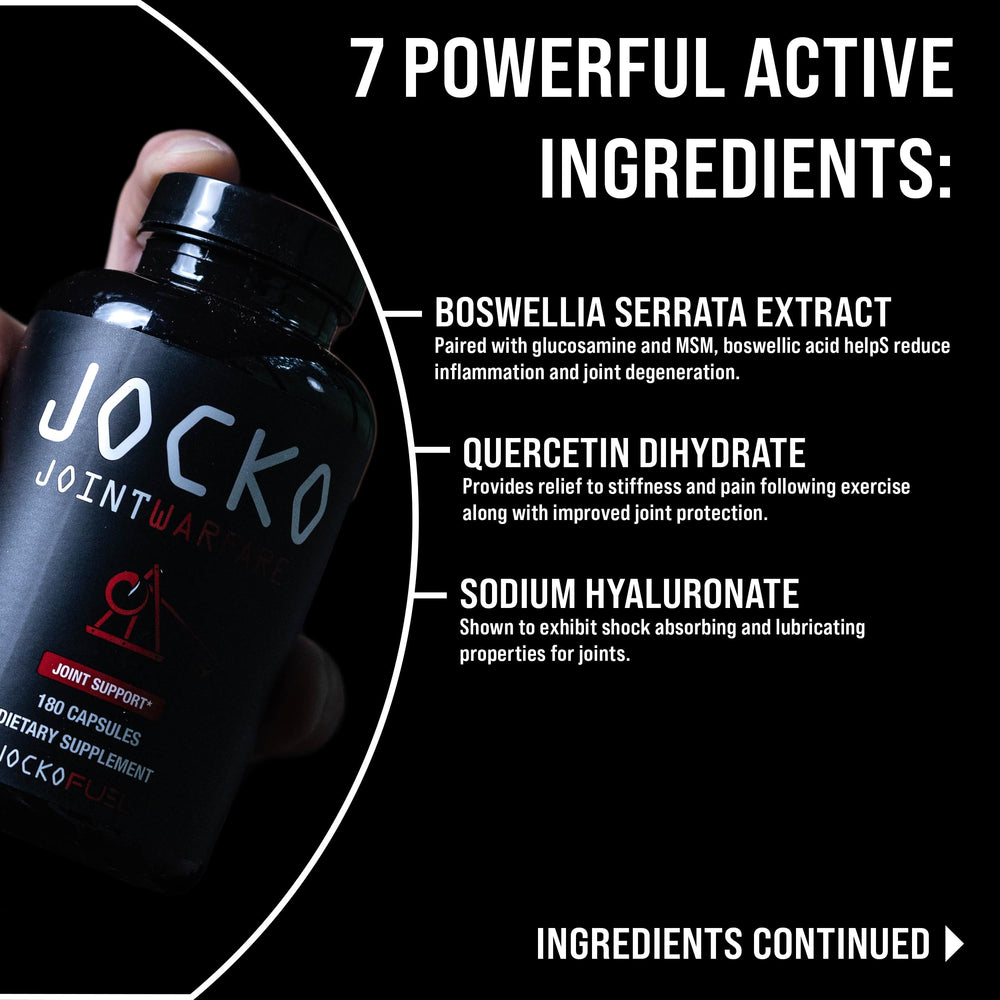 Jocko Fuel sea cucumber ingredient visual suggesting cartilage health support.