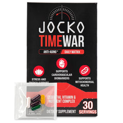 TIME WAR multivitamin bottle - front view