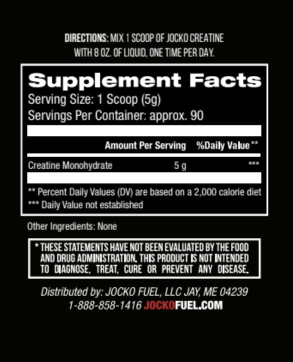 Jocko Fuel Creatine packaging and branding banner