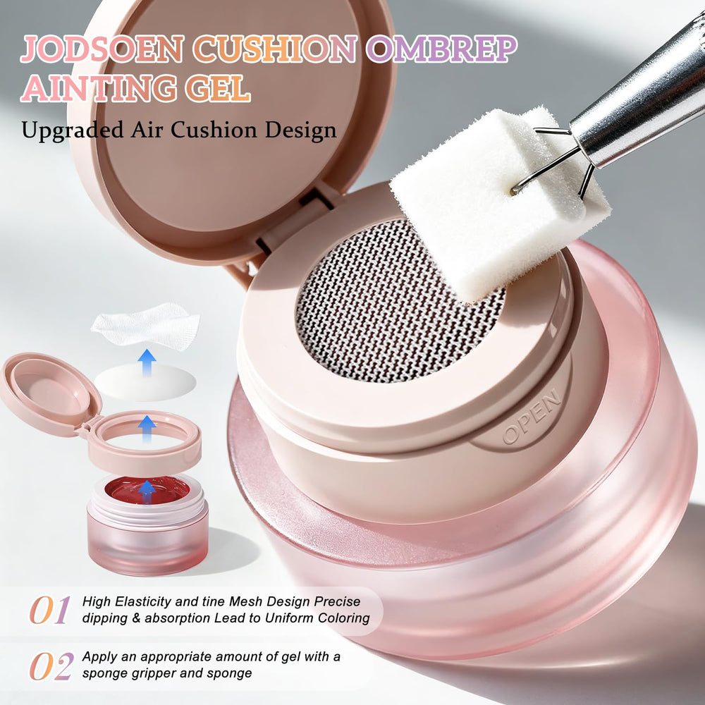 JODSONE 50-mini-nail-sponge kit enables precise ombre blending