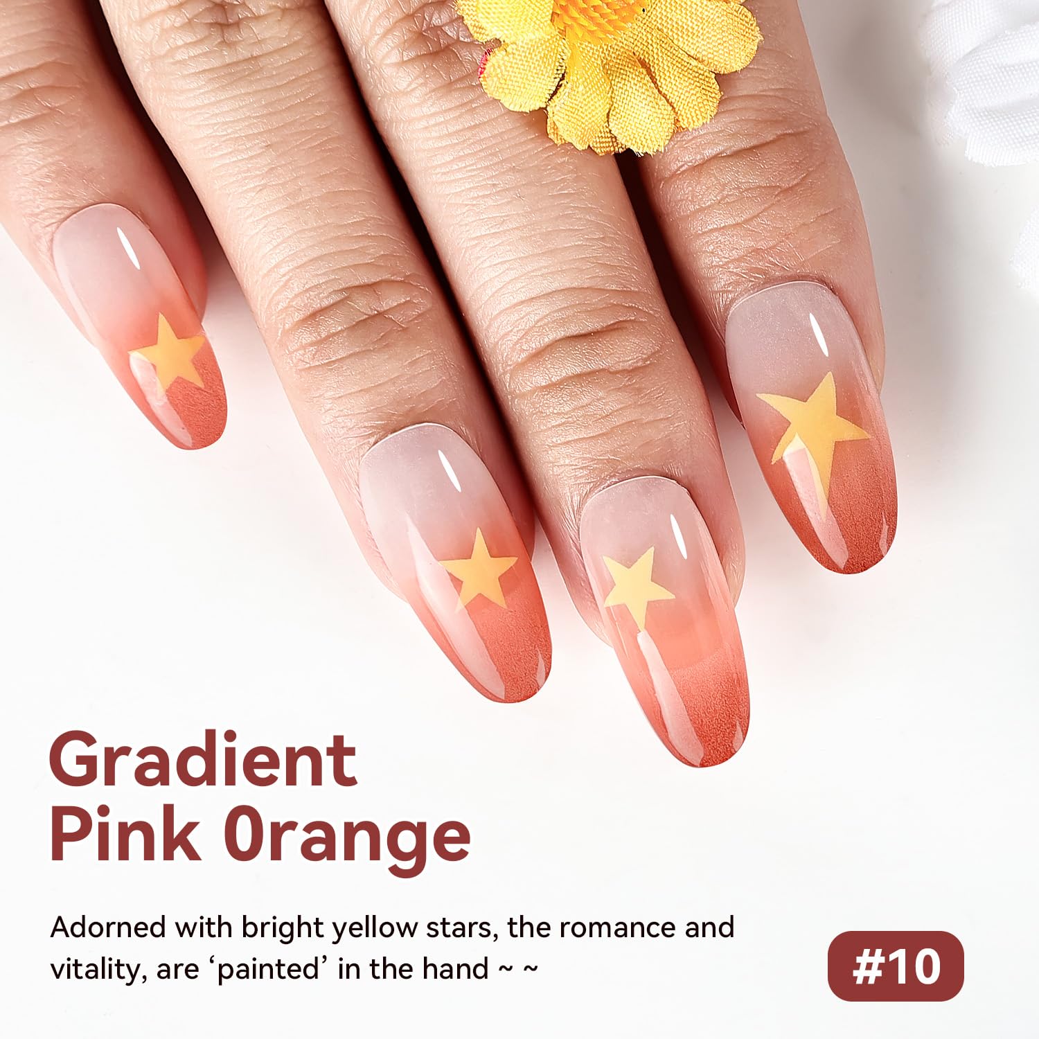 JODSONE Flip-cap supports smooth color transitions for ombre nails