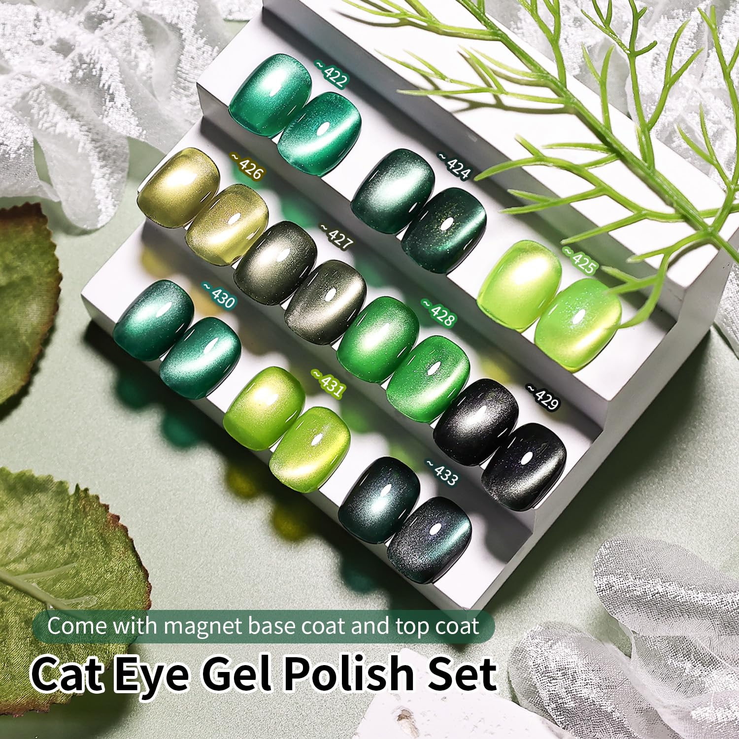 JODSONE magnetic base coat creating cat eye shift for stylish nails