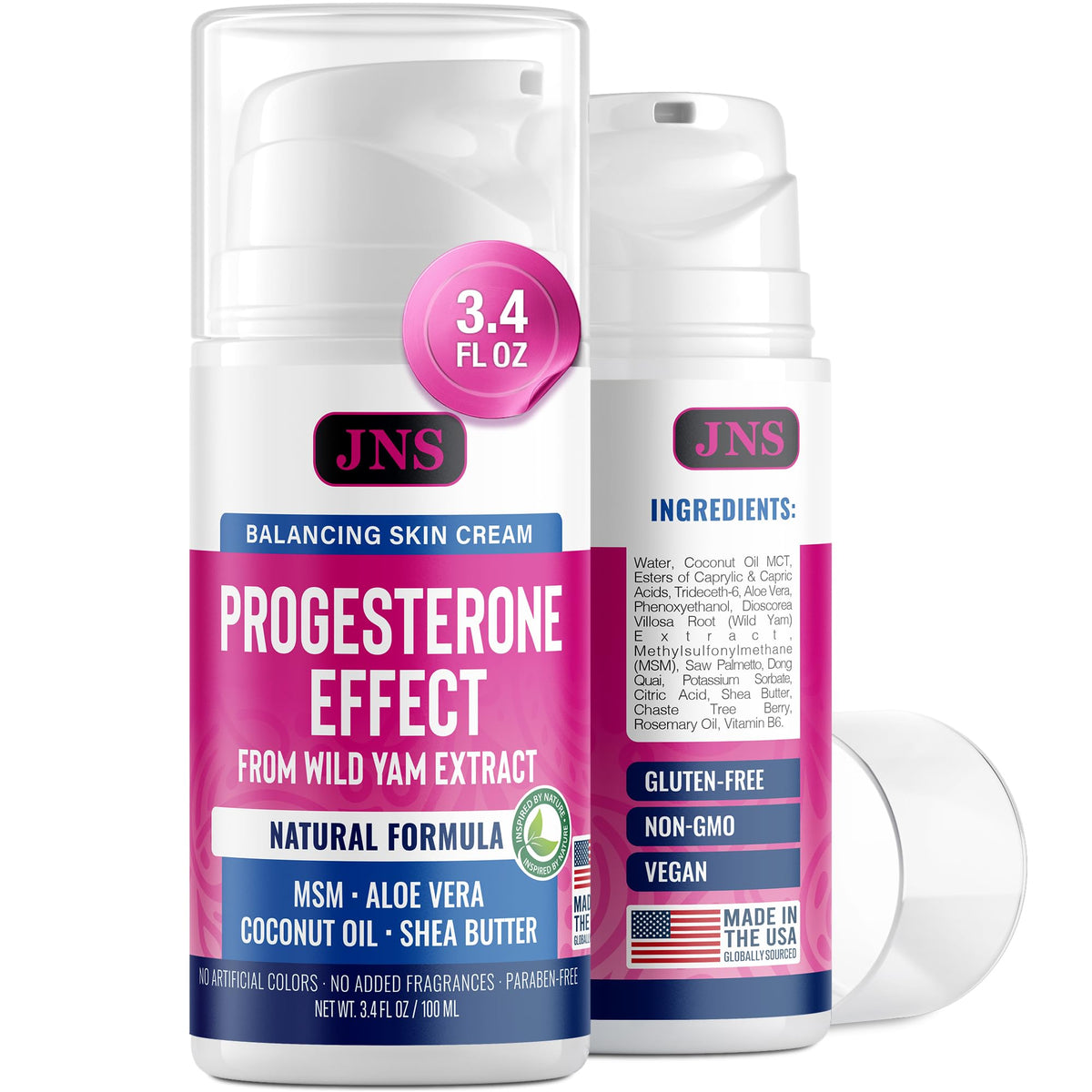 Joellyne Naturals Wild Yam & Dong Quai Cream bottle shows precise dosing for consistent use.