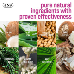Joellyne Naturals Wild Yam Cream texture close-up highlights fast-absorbing base.