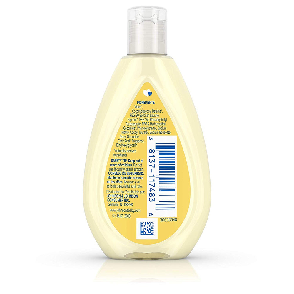 Front packaging of Johnson's Head-To-Toe Wash & Shampoo 3-Pack
