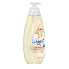 Front view of Johnson's Baby Wash bottle