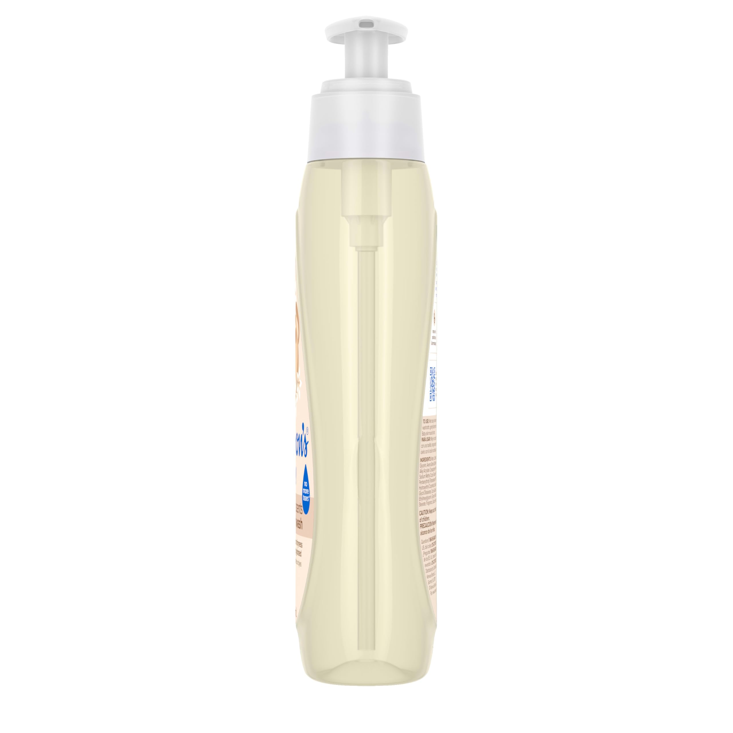 Close-up of No More Tears label on Johnson's Baby Wash