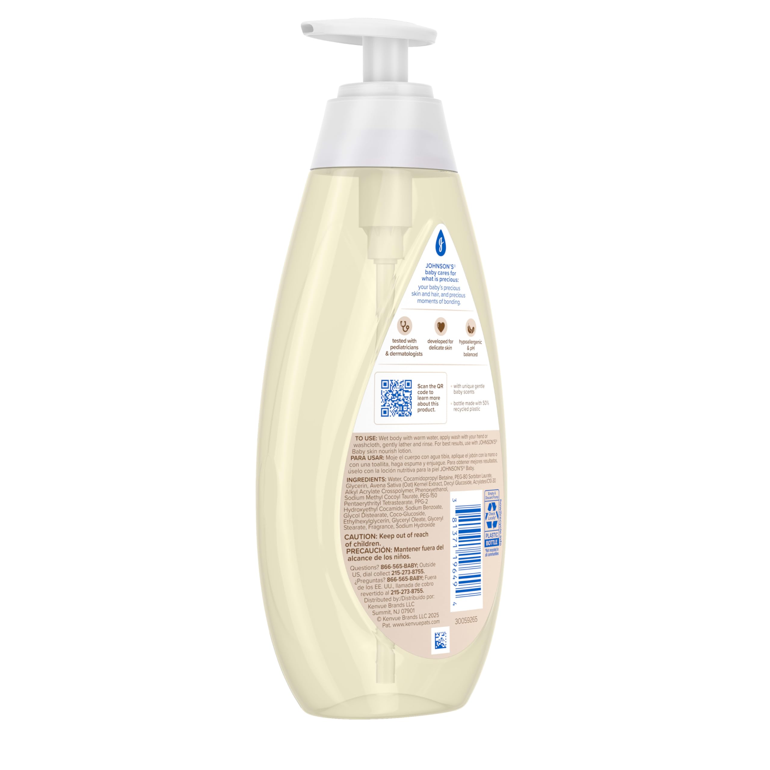 Product displayed on a bathroom shelf with towel