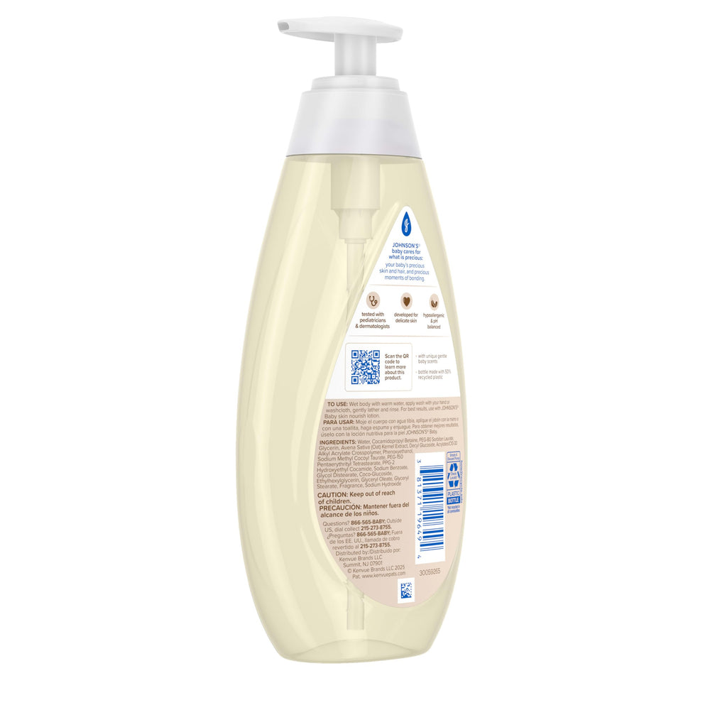 Product displayed on a bathroom shelf with towel