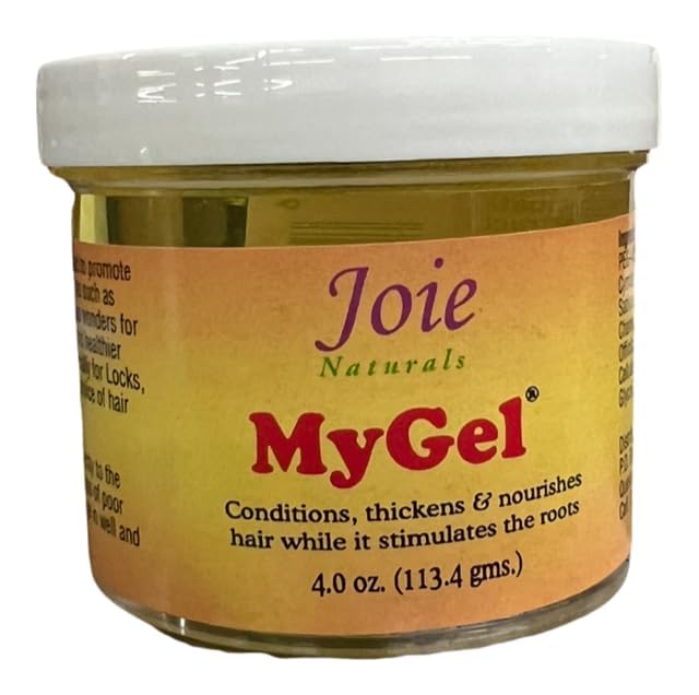 Joie Naturals MyGel braid gel jar provides long-lasting hold for braids.