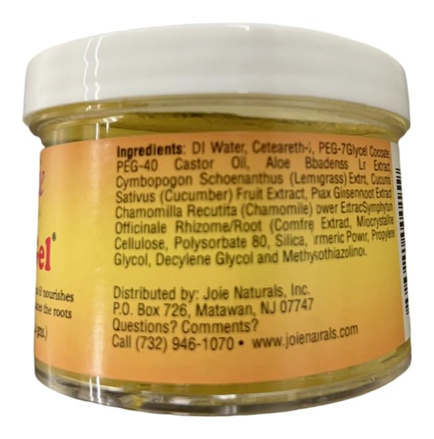 Joie Naturals MyGel nourishes hair with plant oils for healthy shine.