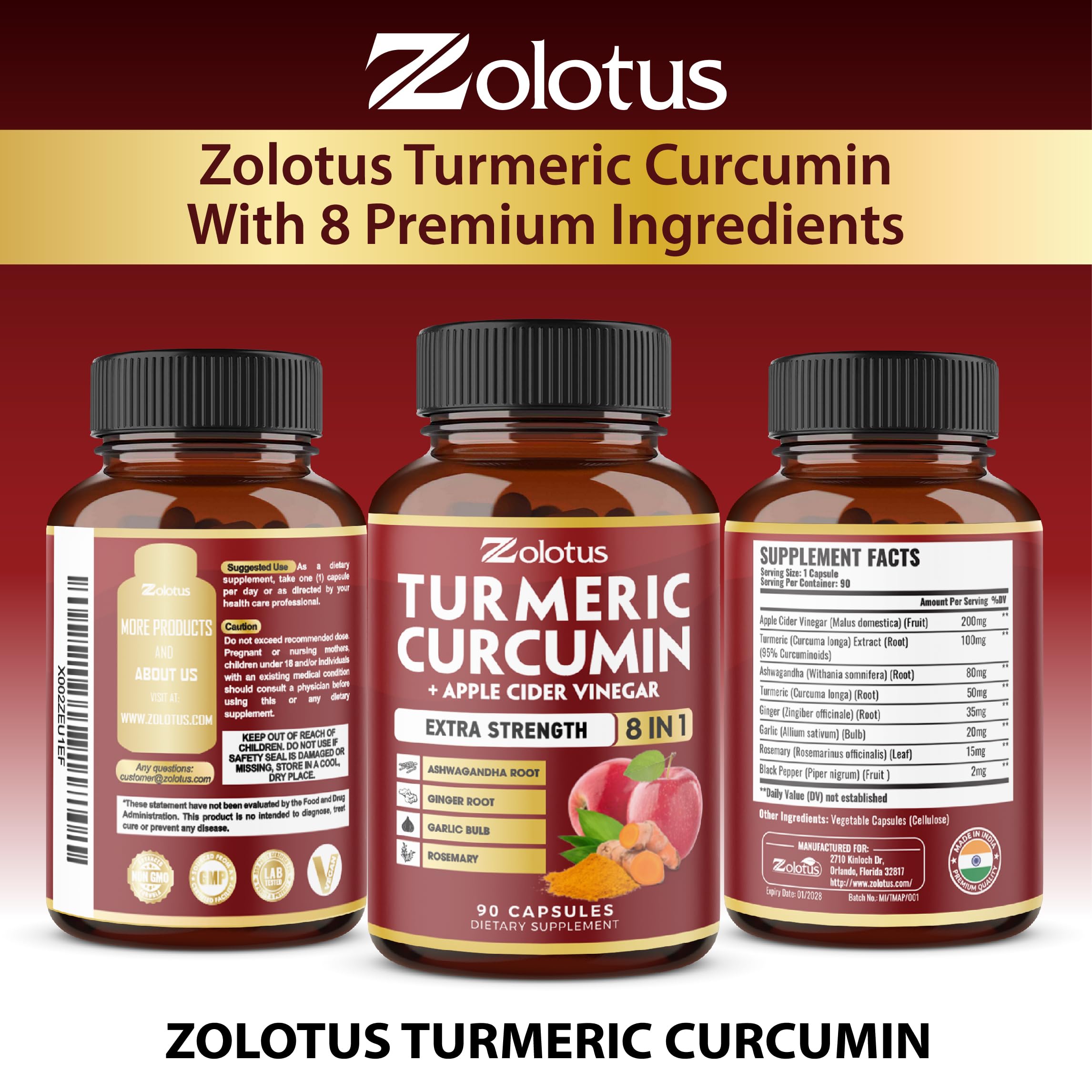 Joint and absorption support dietary supplement artwork