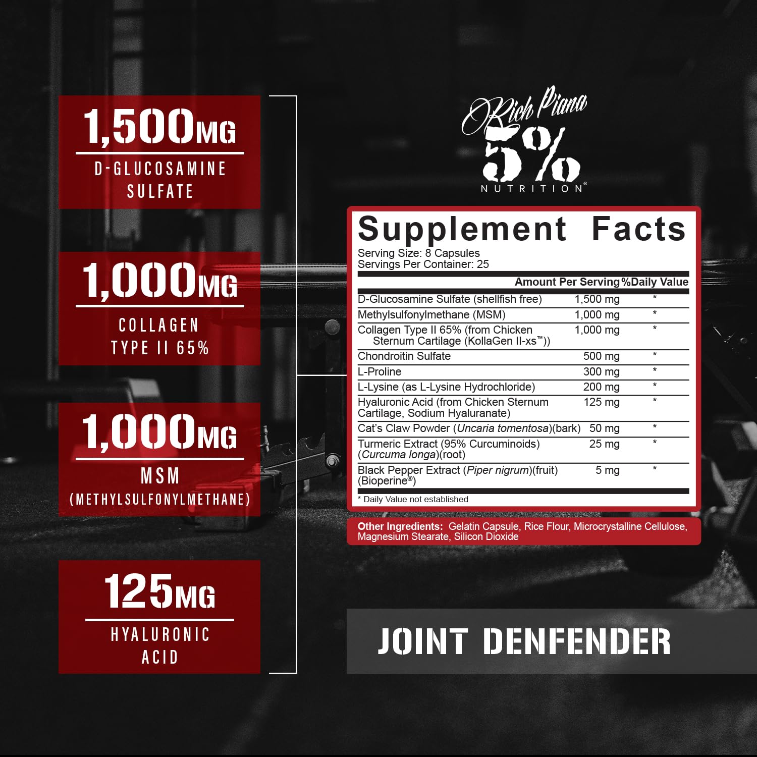 Joint Defender capsules bottle showing 200 capsules