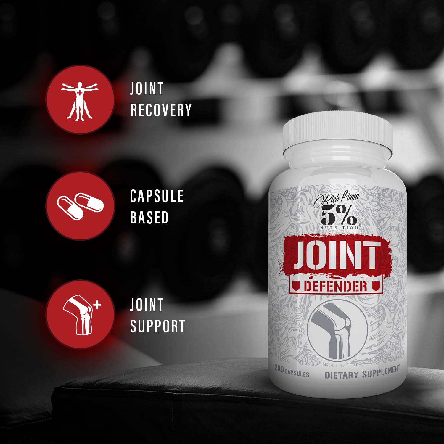 Illustration of collagen, glucosamine, and chondroitin ingredients