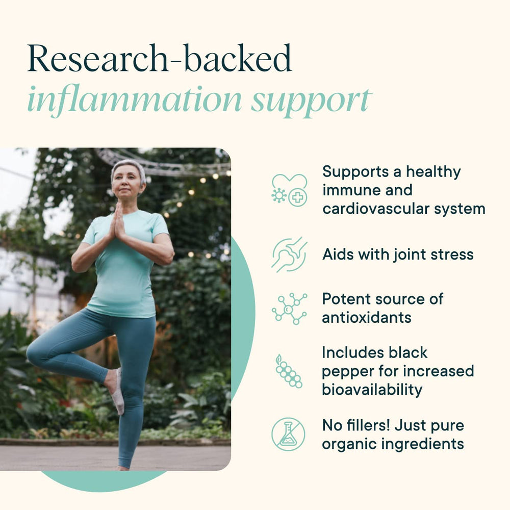 Joint health and cardiovascular support with turmeric