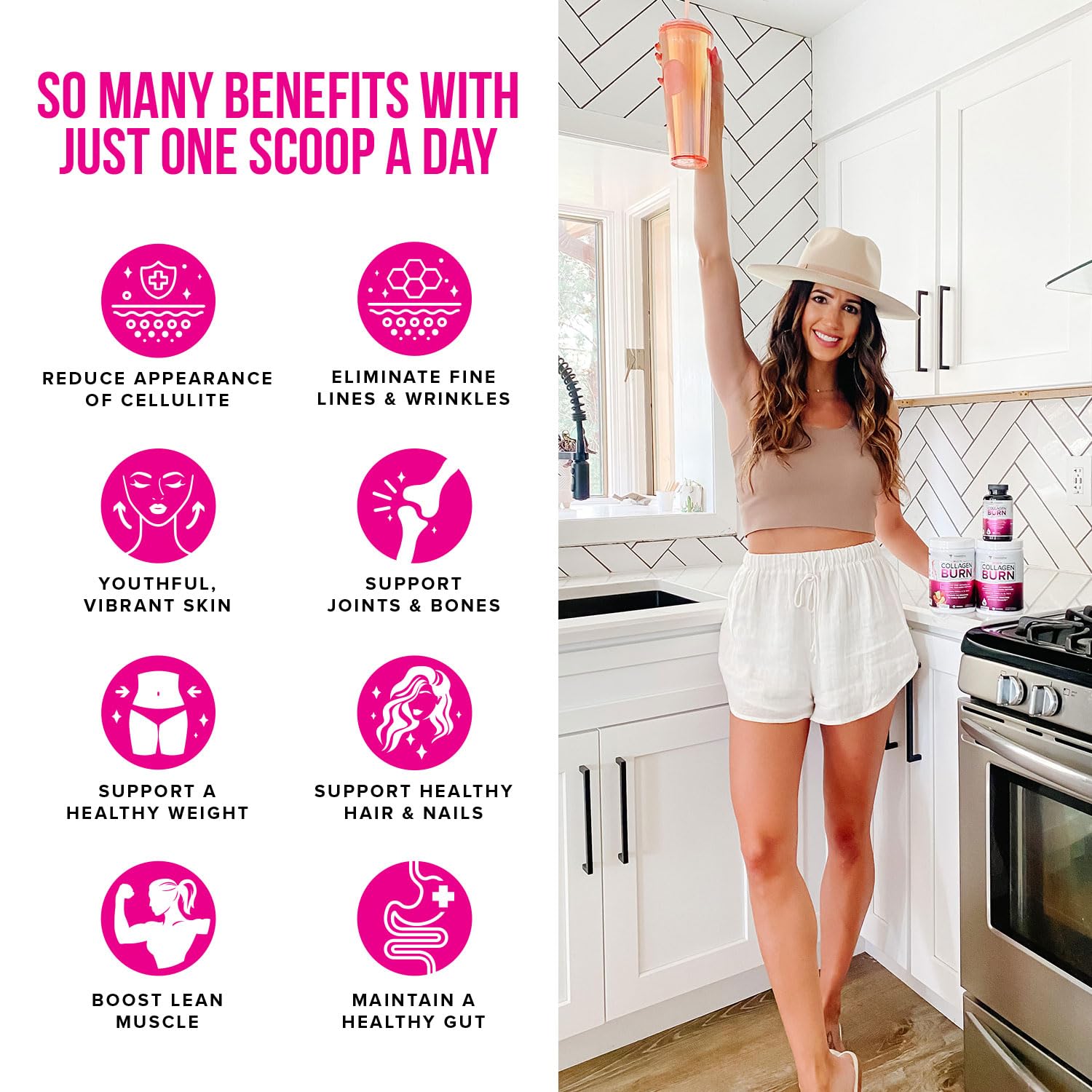 Joint support, immune boost and gut health with collagen