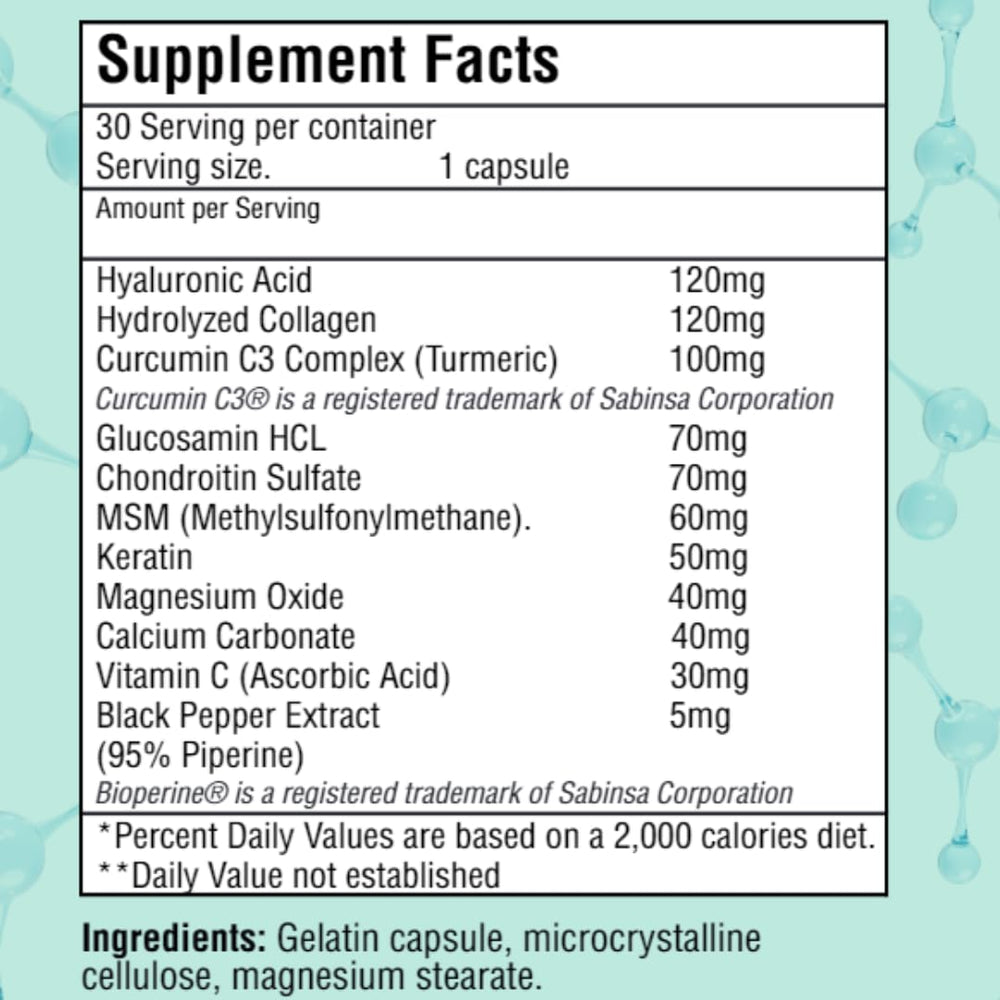BioPerine black pepper extract for enhanced absorption on packaging
