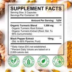 Product highlighting joint pain relief and immune support