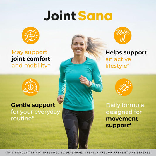 Label on Joint Sana Capsules bottle