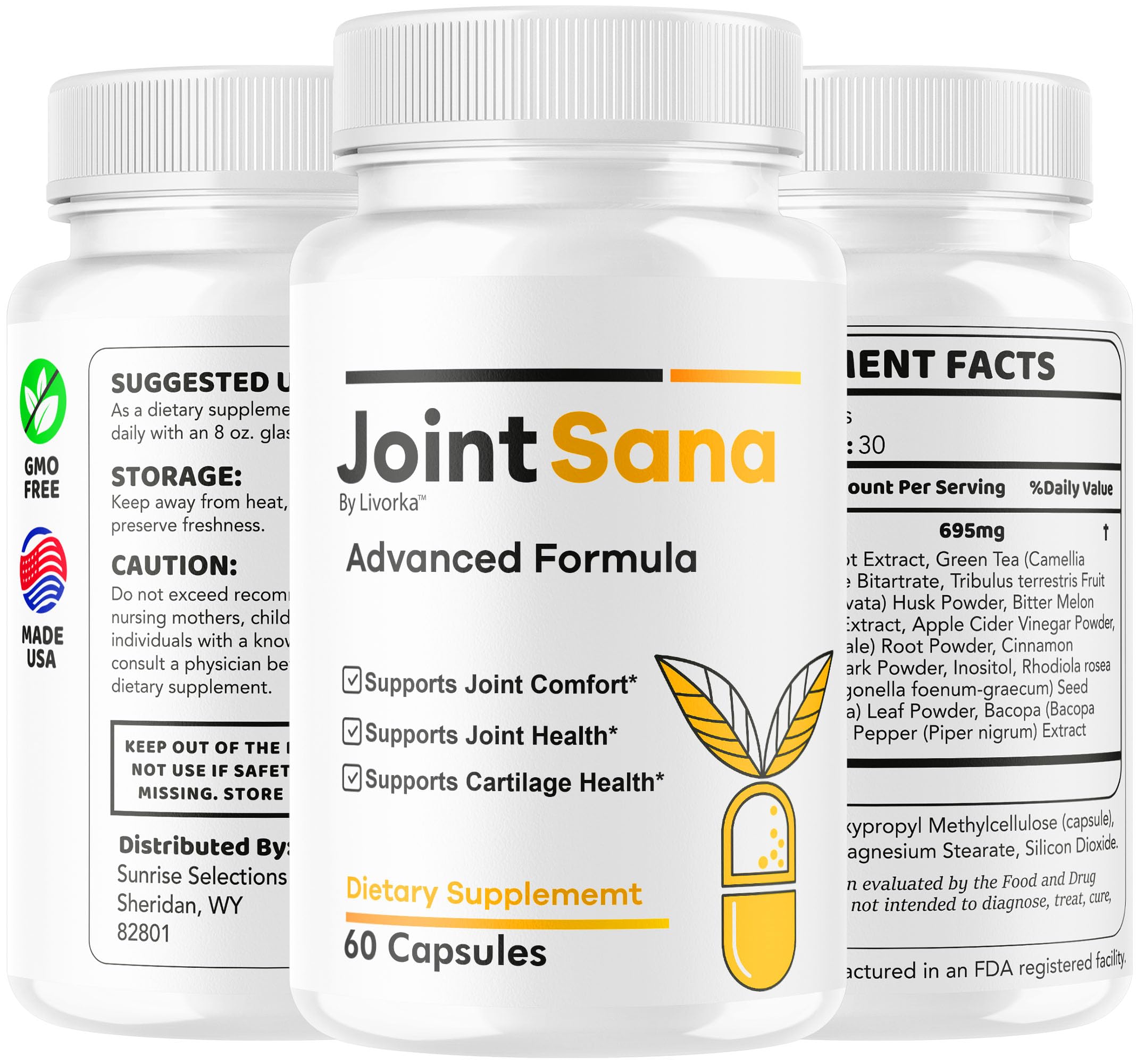5-pack Joint Sana Capsules product shot