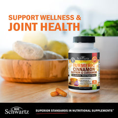 Joint support turmeric supplement capsules