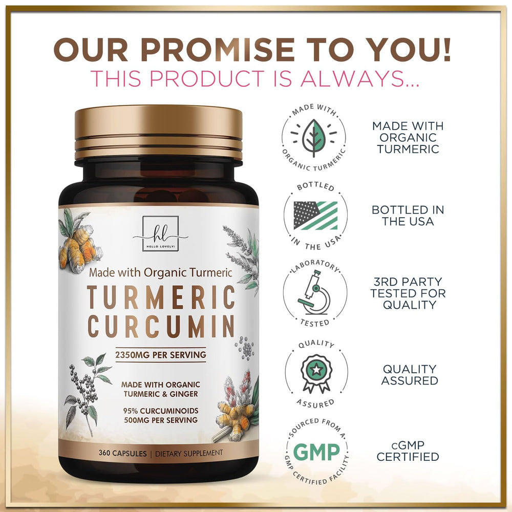 Joint support from turmeric curcumin supplement
