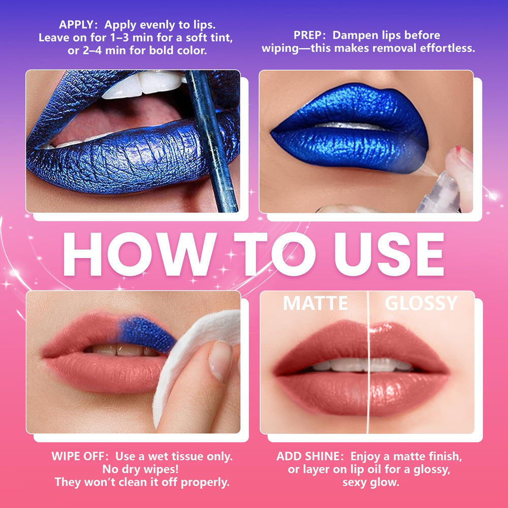 Jolilab Lip Stain Wipe Off stays vibrant through workouts and rain